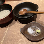 手打ち蕎麦 たがた - そばがき