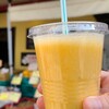 Fruits Shop Teruya - フルーツミックス(税込600円)
                せとか、デコポンを搾り器で果汁を搾り、バナナ、林檎をカットしてから2種類の柑橘果汁と共にミキサーへ
                無水、無加糖、無添加のフレッシュジュース♪ 
                水増さないのが良い！