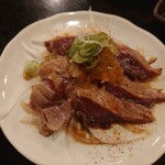 虎丸水産 - マグロヒレ肉炙り780円