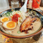 喜楽 - 半熟味付玉子、入れてみました☆