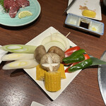 焼肉 芯々 - 野菜盛り