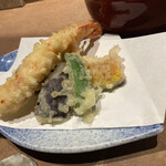 手打ち蕎麦 たがた - 天ぷらせいろの天ぷら