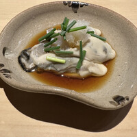 鮨たか山 - 牡蠣　３つも嬉しい