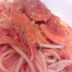 トラットリア・ステッラ・カンパーニャ - 甘エビのアラビアータ