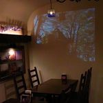 トラットリア・ステッラ・カンパーニャ - 夜はプロジェクターも使えるそうです！