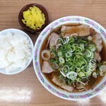 第一旭 - ミニ 700円 , ライス(小) 110円