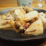 卓 - イカバター炒めその２