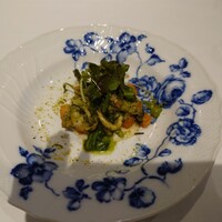 リストランテ アクアパッツァ - 北寄貝、つぶ貝の香草バター焼き