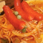 鉄板ナポリタン（サラダ付き960円）①up