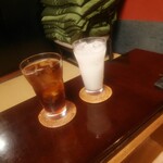 白鳥 - ウーロン茶、カルピス