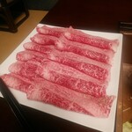 白鳥 - 追加したしゃぶしゃぶ二人前