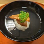 銀座 しのはら - 帆立真薯のお椀