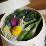 浜松田町ノ酒処 永 - 浜松野菜のせいろ蒸し