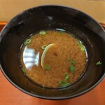 銀座 しのはら - あさりの赤出汁