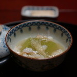 虎屋 壺中庵 - 冬瓜に車海老の餡かけ