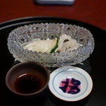 虎屋 壺中庵 - 真子鰈と鱧　煎り酒を添えて
