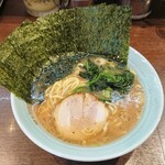 金八家 - ラーメン 並盛り＋海苔増