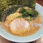 金八家 - ラーメン 並盛り＋海苔増