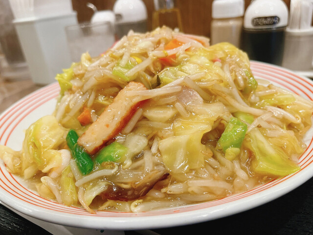 皿うどん、1/4ずつ、4つの味を楽しむ』by seiko619 : リンガーハット