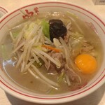 蒙古タンメン中本 - 塩タンメン・野菜大盛り