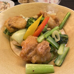 中国料理 白木蓮 - ホタテと旬野菜のあっさり塩炒め