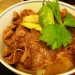 神戸牛丼　広重 - 神戸ビーフ牛丼（大盛り）