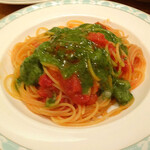 ピッコロヂヂ - トマトとバジリコソースのスパゲッティ