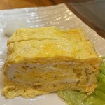 鳥半・魚半 - 玉子焼きの断面