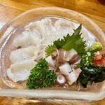 鳥半・魚半 - タコ刺身