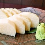 Japanese yam pickled in wasabi