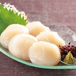 Scallop sashimi