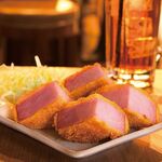 Thick-sliced ham cutlet