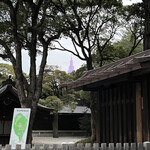 レストラン HUSHHUSH - 明治神宮からスカイツリーが見えたと思ったら 
      NTTドコモビルでした。 何故この色？