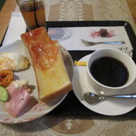 킷사 야마도리 - 모닝 세트 500엔(세금 포함) (2023.2)