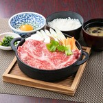 Japanese black beef Sukiyaki hotpot set