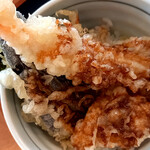 ごまそば 遊鶴 - セットの ” ミニ海老天丼 ”