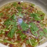 鴨と蟹 中華そば 燈 - つけ汁