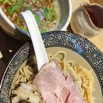 鴨と蟹 中華そば 燈 - ずわい蟹つけめん