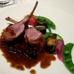 ル・ヴァンキャトル - ブルターニュ産羊　モリーユ茸・シェリーヴィネガー・赤ワインソース