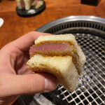 銀座 山科 - シャトーブリアンのカツサンド