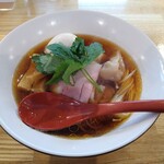 Jikaseimen Kuromatsu - （松）特級中華そば（全部入り）醤油1100円