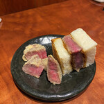 銀座 山科 - シャトーブリアンのカツサンド