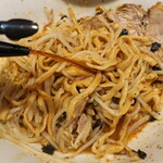 ラーメン二郎 - 赤酢投入～♪