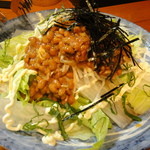 宵 - 大根サラダ納豆ドレッシング　700円