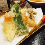 かもめ - 別盛りの天ぷら