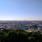 198981495 - 地平線に浮かぶ名古屋駅高層ビル群