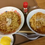 Kitano Tamayura - カツとじ丼&醤油ラーメンセット