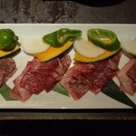 醪音 - 黒毛和牛サーロインの鉄板焼きしゃぶ～♪(^o^)丿