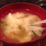 Kaisen Izakaya Odoriya - 味噌汁を♪