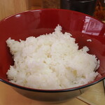 ラーメン 三亀 - ご飯 100円